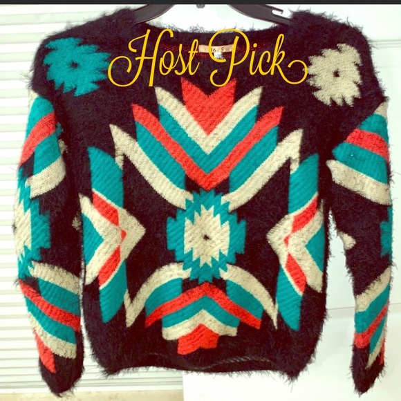 36 Point 5 Sweaters - 🔴sold eBay🔴 Pick: Warm Aztek tribal print
